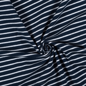CLASSIC Stripes - navy blue / white jersey 200g >185cm!< 