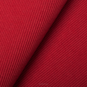 Rib cuff - dark red